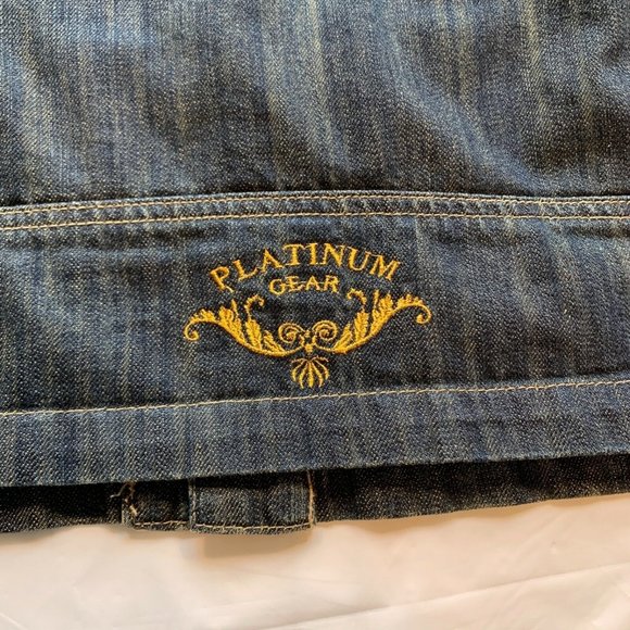 Platinum Gear Jean Denim Jacket Embellished Cowboy Western Ranchware 4XL NWOT - Picture 8 of 12
